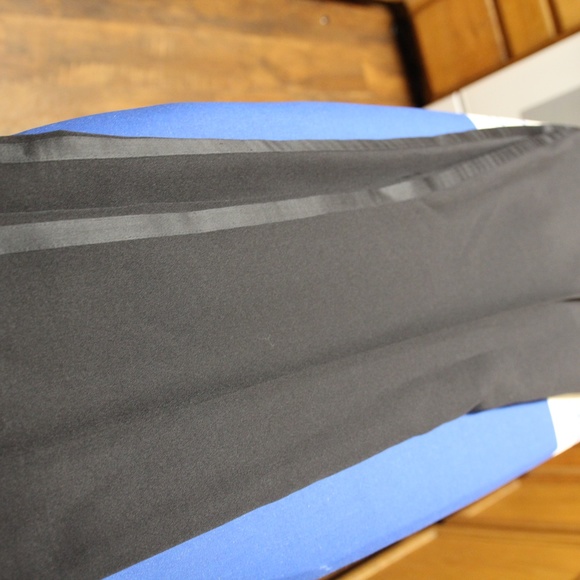 Raffinati Adjustable Waist Black Tuxedo Trousers Mens 36 to 38R - Picture 3 of 3